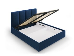 Кровать Mazzini Beds Juniper 160x200 см, темно-синяя цена и информация | Кровати | hansapost.ee
