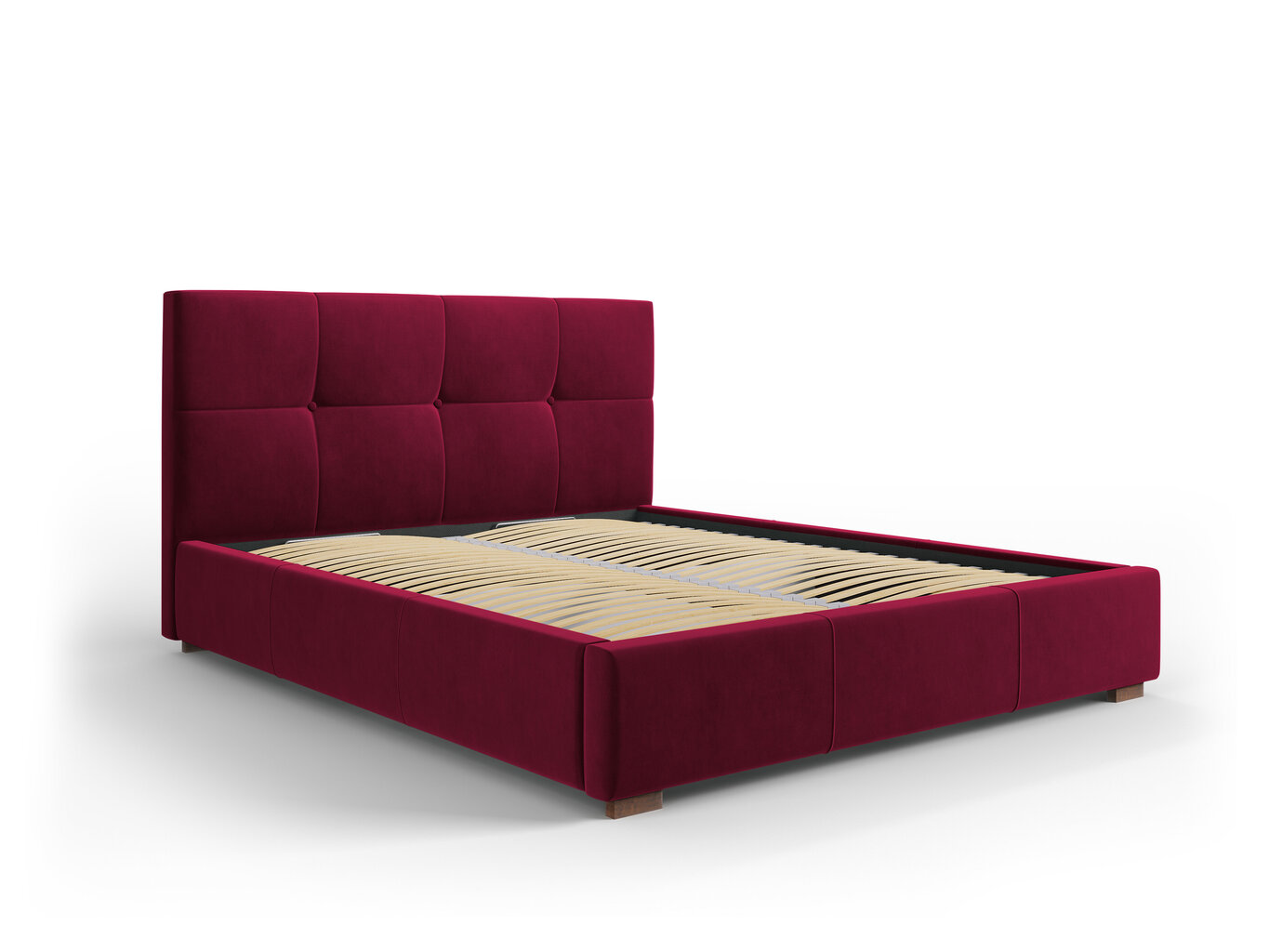 Voodi Interieurs 86 Tusson 160x200 cm, burgundy hind ja info | Voodid | hansapost.ee