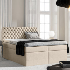 Кровать Selsey Costmary, 140x200см, бежевая цена и информация | Кровати | hansapost.ee