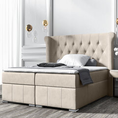 Кровать Selsey Montuno, 140x200 см, бежевая цена и информация | Кровати | hansapost.ee