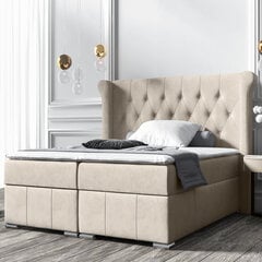 Кровать Selsey Montuno, 160x200 см, бежевая цена и информация | Кровати | hansapost.ee