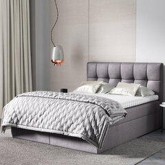 Кровать Selsey Rekius, 180x200 см, серая цена и информация | Кровати | hansapost.ee