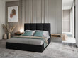 Voodi Micadoni Home Pyla, 160x200cm, must hind ja info | Voodid | hansapost.ee