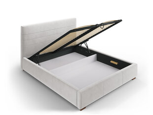 Кровать Micadoni Home Aranda, 140x200 см, светло-серая цена и информация | Кровати | hansapost.ee