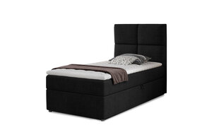 Кровать NORE Rivia 11, 90x200 см, черная цена и информация | Кровати | hansapost.ee