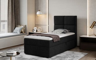 Кровать NORE Rivia 11, 90x200 см, черная цена и информация | Кровати | hansapost.ee
