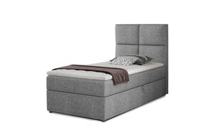 Кровать Nore Rivia 12, 90x200 см, серая цена и информация | Кровати | hansapost.ee