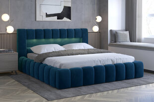 Кровать NORE Lamica 06, 140x200 см, синяя цена и информация | Кровати | hansapost.ee
