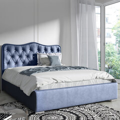 Кровать Selsey Sytian, 140x200 см, синяя цена и информация | Кровати | hansapost.ee