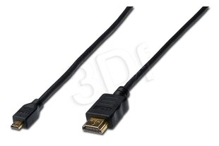 Assmann, HDMI/Micro HDMI, 1 м цена и информация | Кабели и провода | hansapost.ee