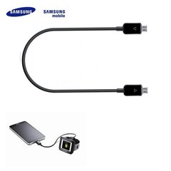 Samsung EP-SG900UBE Galaxy S5 Micro USB на Micro USB Кабель для зряда от телефона Черный (EU Blister) цена и информация | Кабели и провода | hansapost.ee