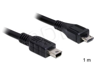 Delock - Kabel USB Micro BM->USB Mini BM 1m hind ja info | Juhtmed ja kaablid | hansapost.ee