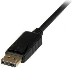 DisplayPort-DVI Adapter Startech DP2DVIMM6BS 1,8 m Must hind ja info | Juhtmed ja kaablid | hansapost.ee