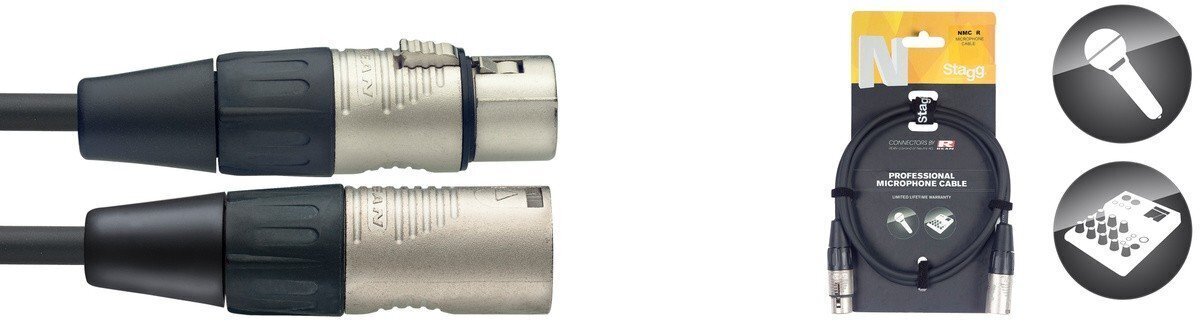 Stagg NMC20R, XLR, 20 m hind ja info | Juhtmed ja kaablid | hansapost.ee