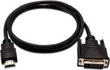 HDMI-DVI Kaabel V7 V7HDMIDVID-01M-1E 1 m цена и информация | Juhtmed ja kaablid | hansapost.ee