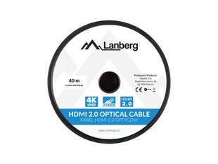 Lanberg CA-HDMI-20FB-0400-BK hind ja info | Juhtmed ja kaablid | hansapost.ee
