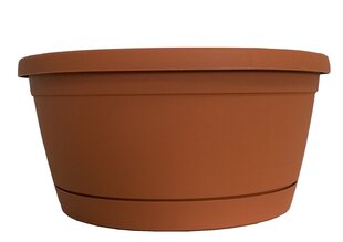 Nicoli вазон с тарелкой Rumba 22, коричневый цена и информация | Ящики для рассады | hansapost.ee