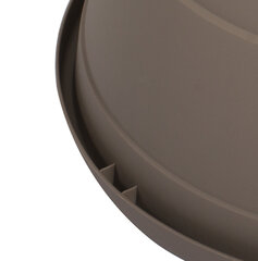 Nicoli чаша с тарелкой Rumba 18, антрацит цена и информация | Ящики для рассады | hansapost.ee