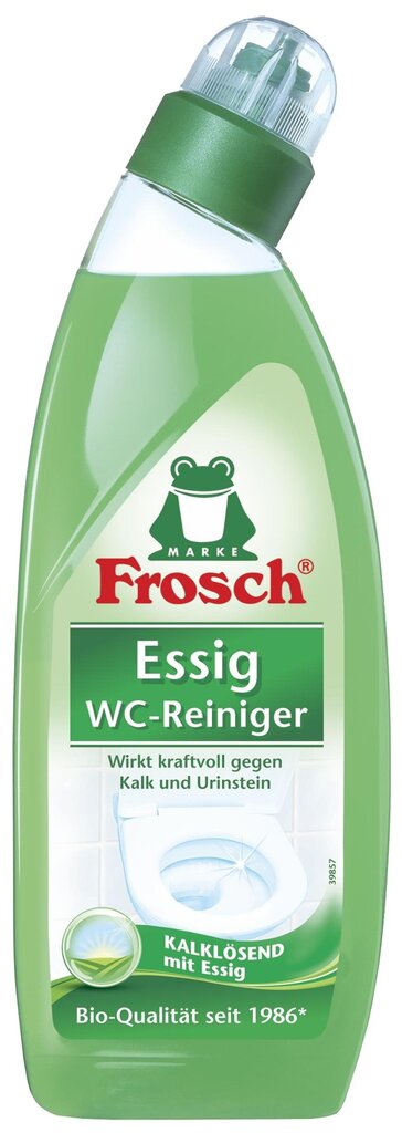 WC puhastusvahend Frosch äädikas 750 ml hind ja info | Puhastusvahendid | hansapost.ee