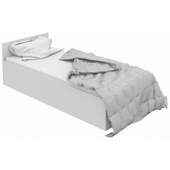 Кровать с решеткой и матрасом NORE CLP 90x200 см, белая цена и информация | Кровати | hansapost.ee