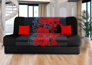 Диван Jas, черный/красный цена и информация | NORE Мебель и домашний интерьер | hansapost.ee