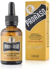 Масло для бороды Proraso Wood & Spice, 30 мл цена и информация | Средства для бритья | hansapost.ee