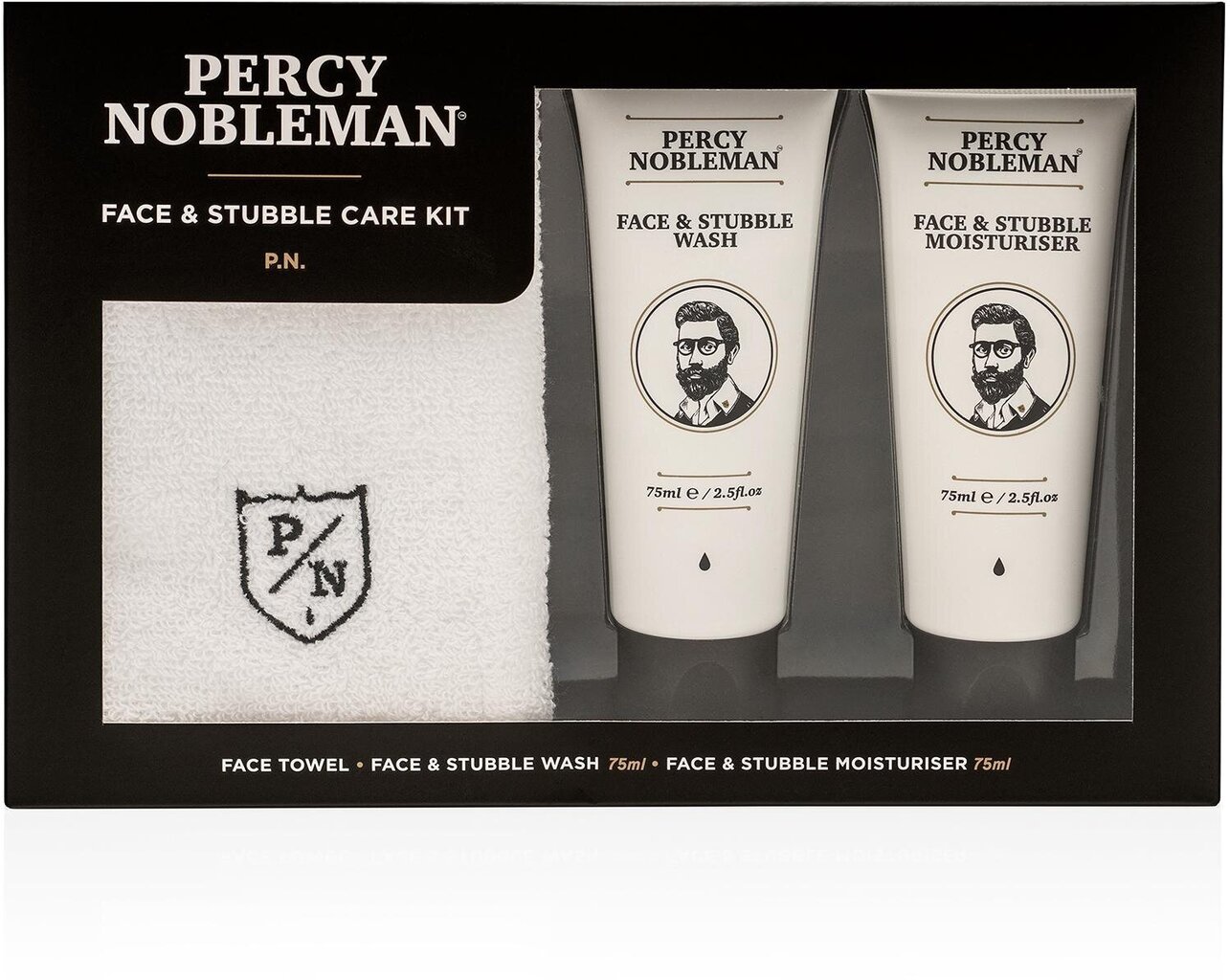 Näo- ja habemehoolduskomplekt meestele Percy Nobleman Face & Stubble Care Kit hind ja info | Raseerimisvahendid | hansapost.ee