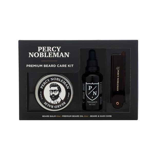 Habemehoolduskomplekt Percy Nobleman Premium Beard Care Kit, 3 toodet цена и информация | Raseerimisvahendid | hansapost.ee