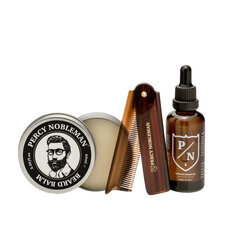 Набор для ухода за бородой Percy Nobleman Premium Beard Care Kit цена и информация | Средства для бритья и косметика | hansapost.ee
