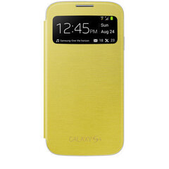 Samsung EF-CI950BYE Super Slim Easy View Book Flip Case i9500 Galaxy S4 Yellow (EU Blister) цена и информация | Чехлы для телефонов | hansapost.ee