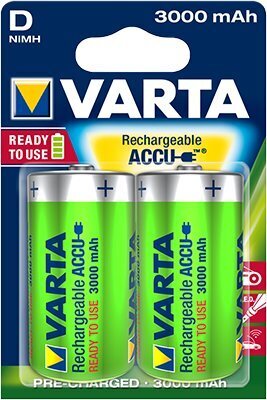 Aku Varta Ready to Use 3000mAh D, 2 tk цена и информация | Patareid | hansapost.ee