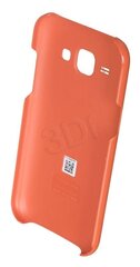 Samsung EF-PJ100BOE Супер Тонкий Чехол-крышка J100H Galaxy J1 Оранжевый (EU Blister) цена и информация | Чехлы для телефонов | hansapost.ee