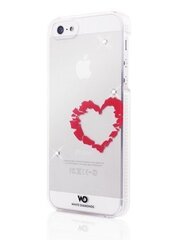 Kaitseümbris White diamonds Lipstick Heart, sobib Samsung Galaxy S6 telefonile, läbipaistev hind ja info | Telefonide kaitsekaaned ja -ümbrised | hansapost.ee