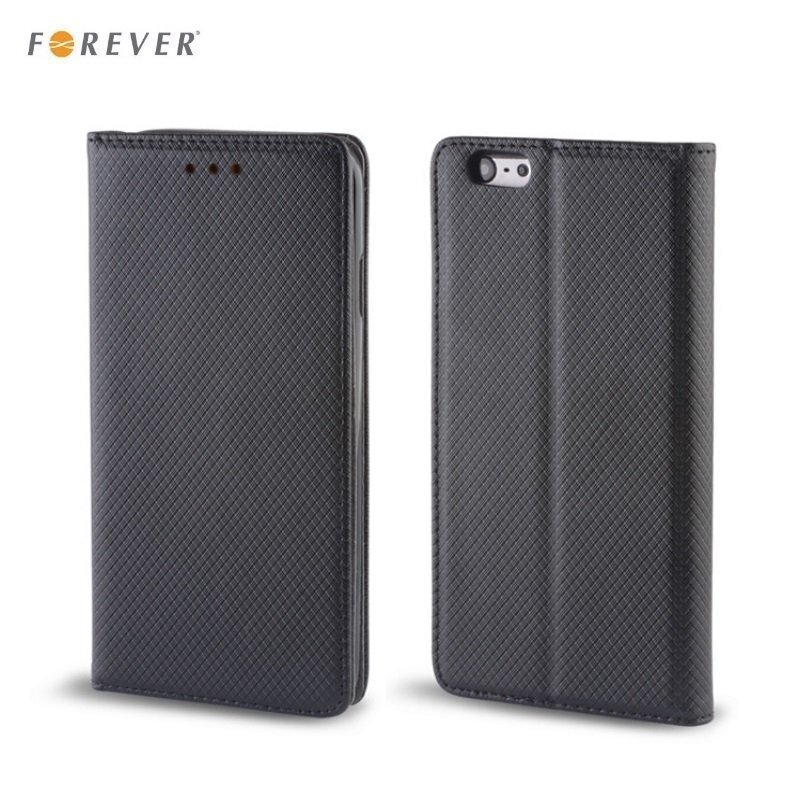 Forever Smart Magnetic Fix Book Case without clip LG K10 K420N Black hind ja info | Telefonide kaitsekaaned ja -ümbrised | hansapost.ee