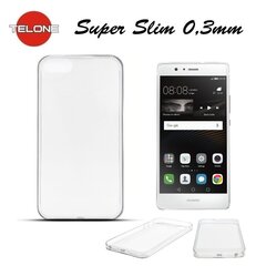 Telone Ultra Slim 0.3mm Back Case Huawei P9 Lite супер тонкий чехол Прозрачный цена и информация | Чехлы для телефонов | hansapost.ee