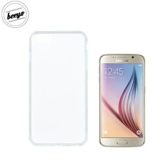 Beeyo Diamond Frame Samsung Galaxy S6 valge (GSM024221) hind ja info | Telefonide kaitsekaaned ja -ümbrised | hansapost.ee