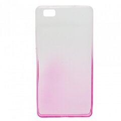 Чехол - крышка Mocco Gradient Back Case Silicone Case With gradient Color для Huawei P10 Lite, Прозрачный/Pозовый цена и информация | Чехлы для телефонов | hansapost.ee