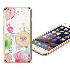 X-paigaldatud plastümbris Swarovski kristallidega Apple iPhone 6 / 6S Gold / Fancy Bubble jaoks hind ja info | Telefonide kaitsekaaned ja -ümbrised | hansapost.ee