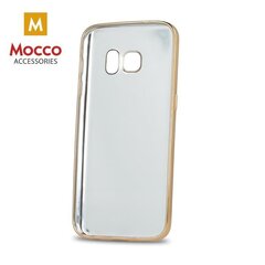 Kaitseümbris Mocco Blocks Plating Silicone sobib Apple iPhone 7 / 8, läbipaistev/kuldne hind ja info | Telefonide kaitsekaaned ja -ümbrised | hansapost.ee