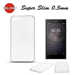 Telone Ultra Slim 0.3mm Back Case Sony Xperia L2 Läbipaistev hind ja info | Telefonide kaitsekaaned ja -ümbrised | hansapost.ee