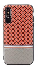 Mocco Trendy Grid And Stripes Силиконовый чехол для Apple iPhone 7 Plus / 8 Plus Красный (Pattern 2) цена и информация | Чехлы для телефонов | hansapost.ee