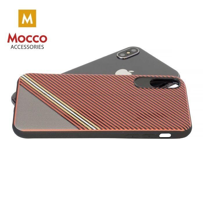 Kaitseümbris Mocco Trendy Grid And Stripes Silicone Back Case Apple iPhone 7 / 8 Red (Pattern 1) цена и информация | Telefonide kaitsekaaned ja -ümbrised | hansapost.ee