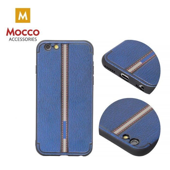 Kaitseümbris Mocco Trendy Grid And Stripes Silicone Back Case Samsung G950 Galaxy S8 Blue (Pattern 3) hind ja info | Telefonide kaitsekaaned ja -ümbrised | hansapost.ee