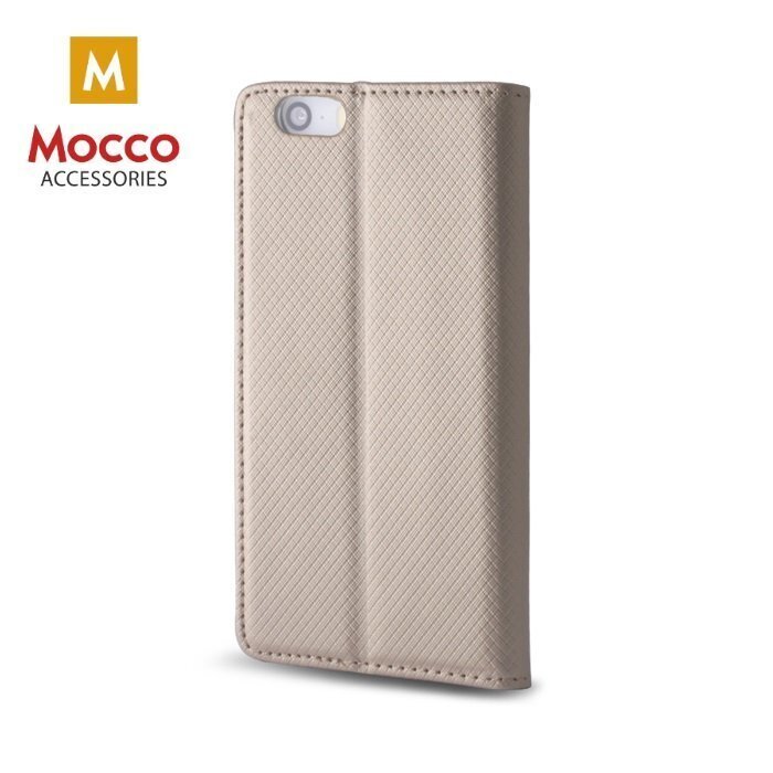 Mocco Smart Magnet Book Case For Huawei Y7 / Y7 Prime (2018) Gold цена и информация | Telefonide kaitsekaaned ja -ümbrised | hansapost.ee