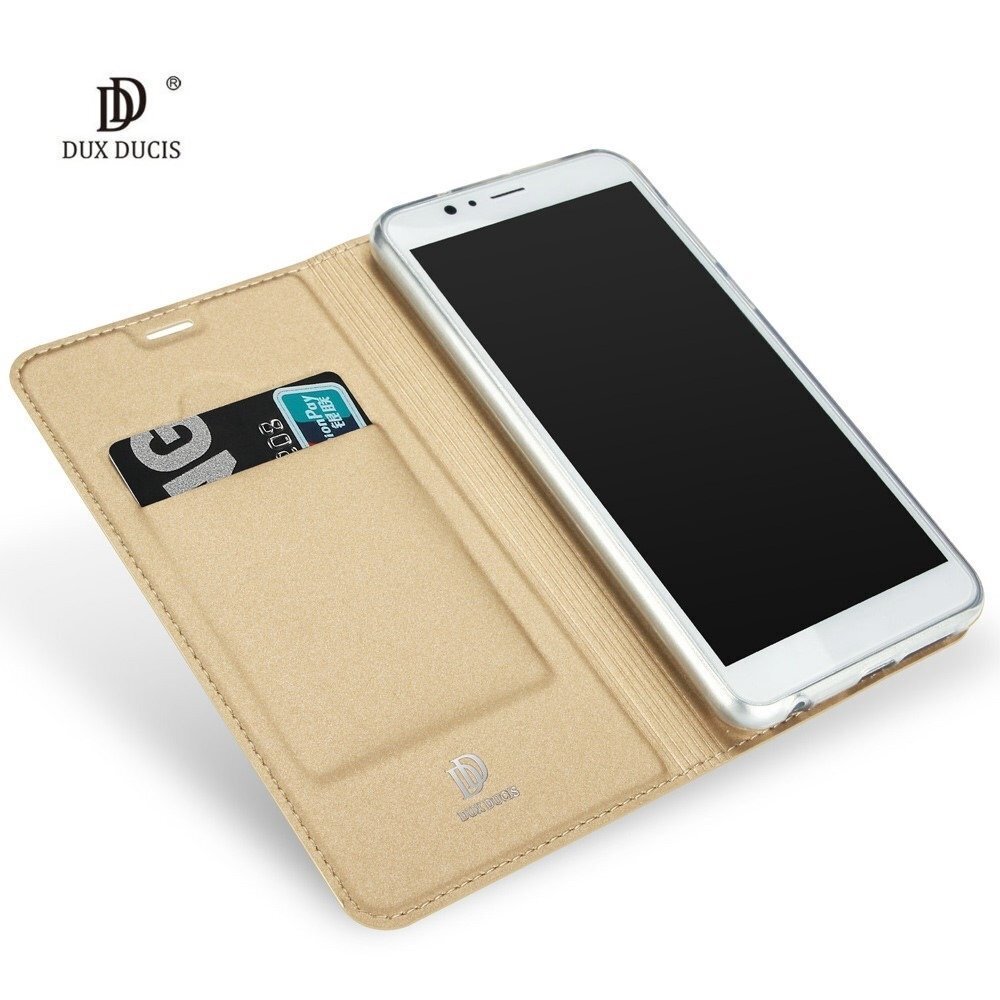 Dux Ducis Premium Magnet Case For Huawei Y9 (2018) Gold hind ja info | Telefonide kaitsekaaned ja -ümbrised | hansapost.ee