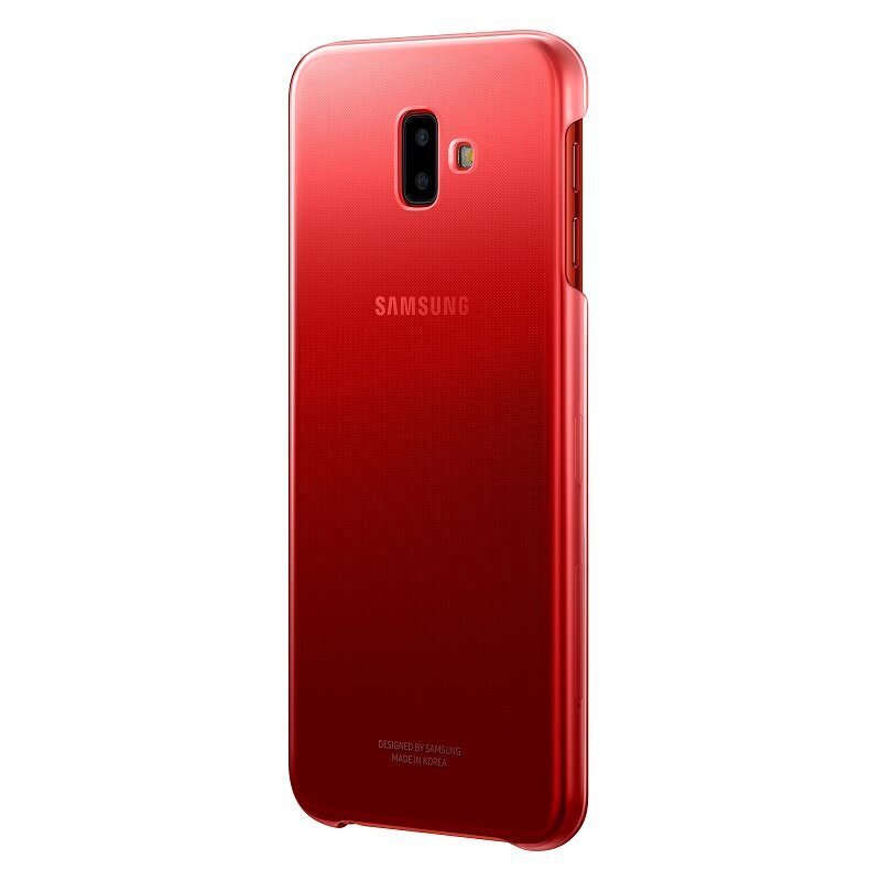Samsung J6 plus EF-AJ610CR Gradation Clear Cover punane hind ja info | Telefonide kaitsekaaned ja -ümbrised | hansapost.ee