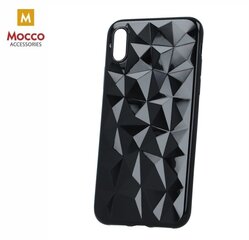 Mocco Trendy Diamonds Silicone Back Case for Apple iPhone XS Plus Black hind ja info | Telefonide kaitsekaaned ja -ümbrised | hansapost.ee