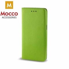 Mocco Smart Magnet Book Case For Apple iPhone XS / X Green цена и информация | Чехлы для телефонов | hansapost.ee