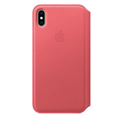<p>Чехол оригинальный MRX62ZM/A Leather Folio Apple iPhone XS Max розовый</p>
 цена и информация | Чехлы для телефонов | hansapost.ee