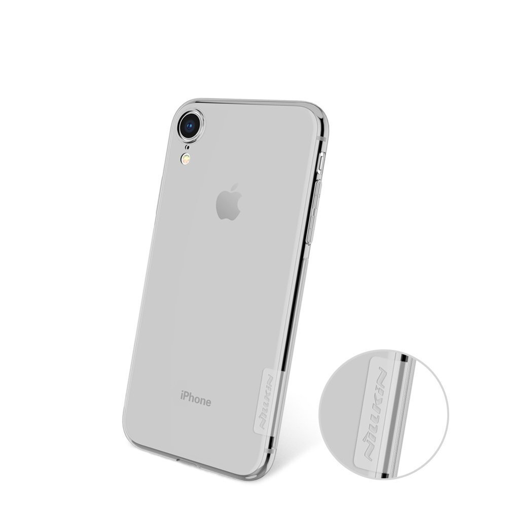 Telefoniümbris Nillkin Nature TPU Case Gel Ultra Slim, telefonile iPhone XR, läbipaistev цена и информация | Telefonide kaitsekaaned ja -ümbrised | hansapost.ee